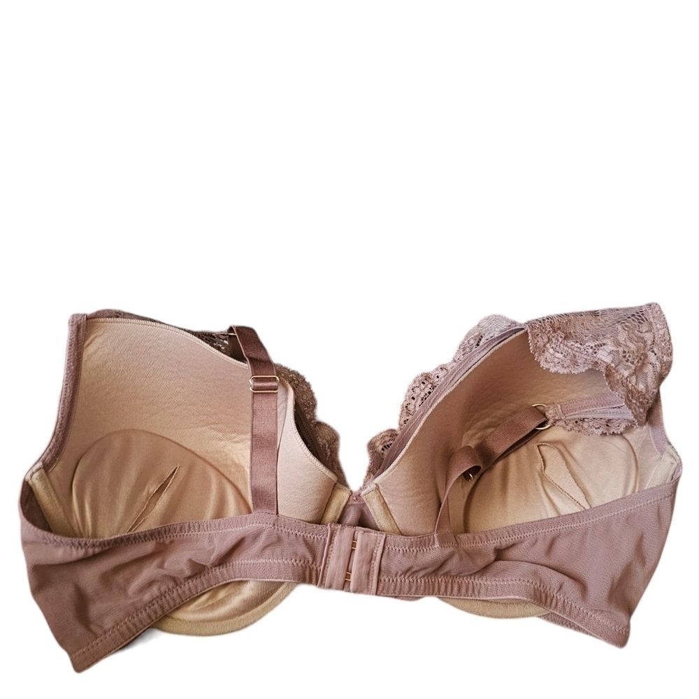 Thirdlove 24/7 purple lace contour plunge underwire bra removable padding 38E - Picture 4 of 5